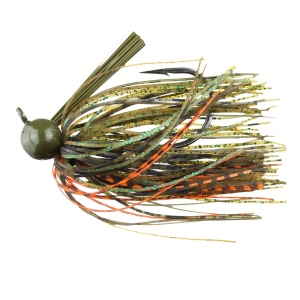 SpotSticker Hand Tied Football Jig - 1/2oz - Georgia Craw