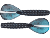 Strike King Rage Tail Rage Baby Menace Black Blue Swirl