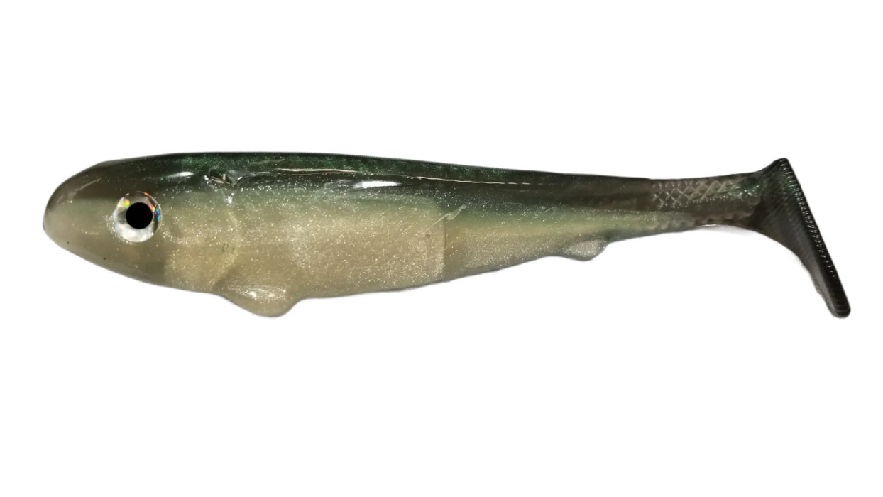 producer swimbait swiminators 5.5 inch green smoke