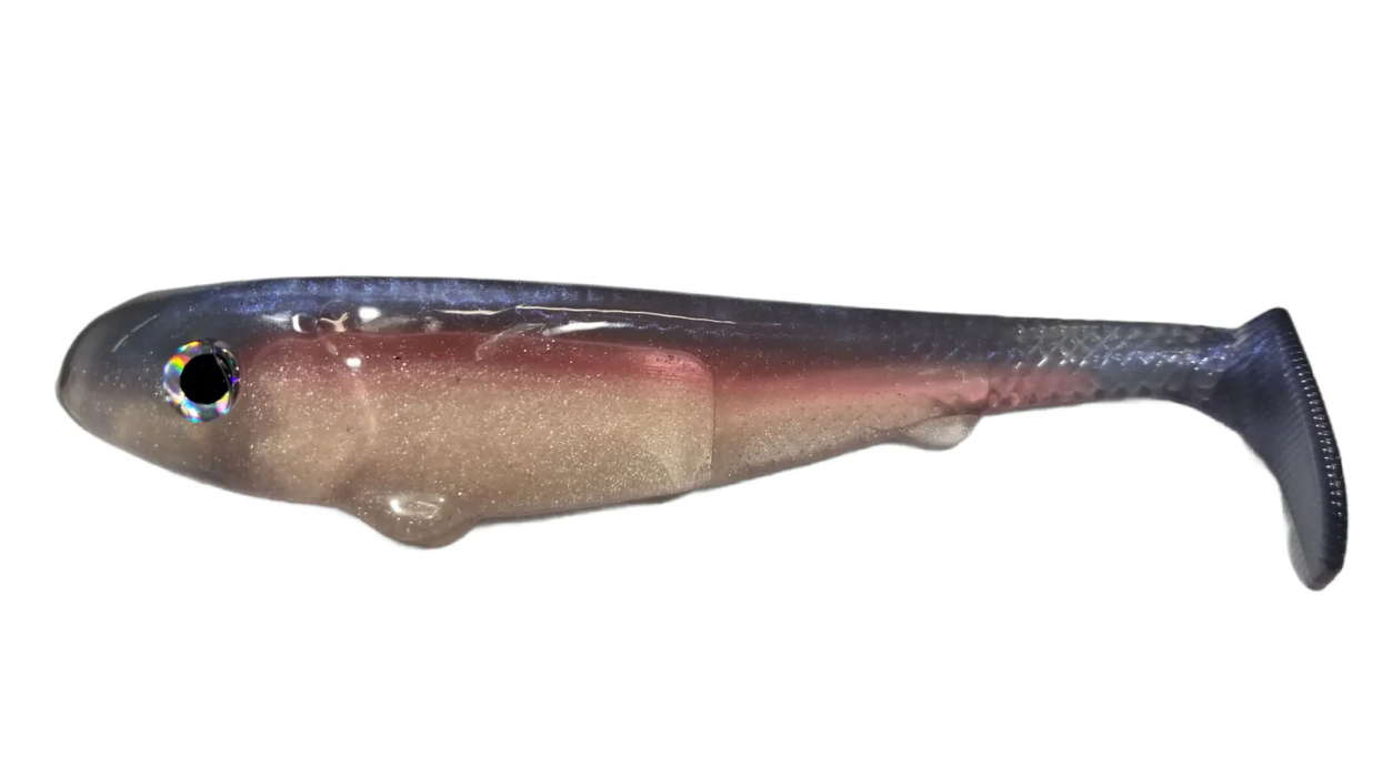 producer swimbait swiminators 5.5 inch pro blue red