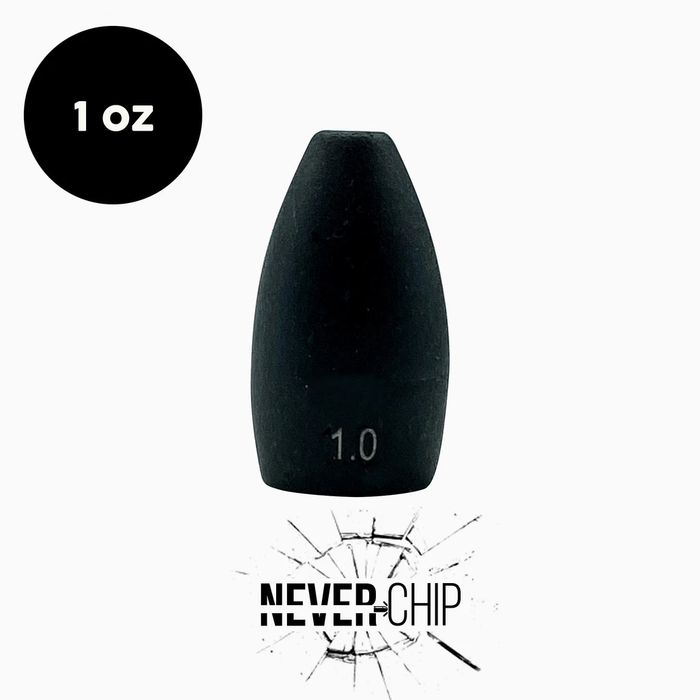 Woo! NEVER CHIP 1 oz Tungsten Flipping Weight (2 Pack)