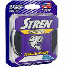 STREN ORIGINAL 4.LB CLEAR/BLUE 330YDS