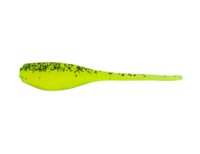 BOBBY GARLAND BABY SHAD CHARTRUSE/ BLK PEPR
