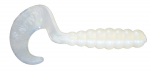 Kalins TripleThreat Grub 2'' Albino Shad 10pk