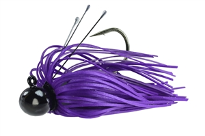 3/4oz Picasso Tungsten Football Jig Purple Phantom Gami 4/0 1 Pack