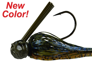 3/4oz Picasso Fantasy Football Jig Dressed PB&J Bling 1 Pack