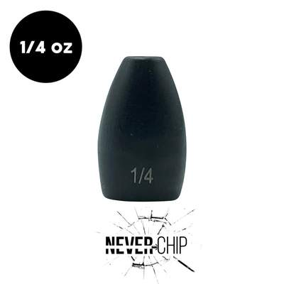 Woo! NEVER CHIP 1/4 oz Tungsten Flipping Weight (3 Pack)