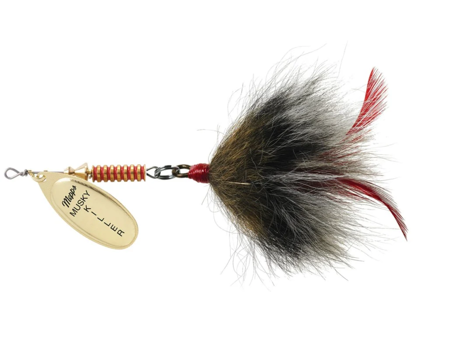 Mepps Musky Killer Bucktail gold/brown squirrel