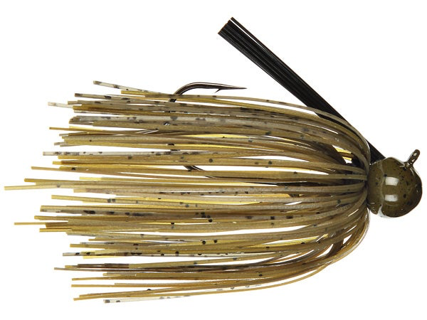 DIRTY JIGS 1/2 OZ T.L.FINESSE FOOTBALL JIG- GREEN PUMPKIN
