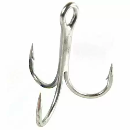 GAMAKATSU SIZE 2 TREBLE ROUND BEND HOOK