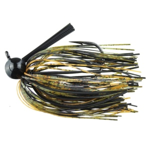 SpotSticker Hand-Tied Football Jig - 3/4oz - Black Pumpkin