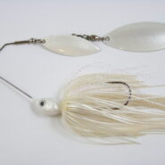 SpotSticker ShadHead Spinnerbaits - 3/8 C18r Platinum Pearl - DWn