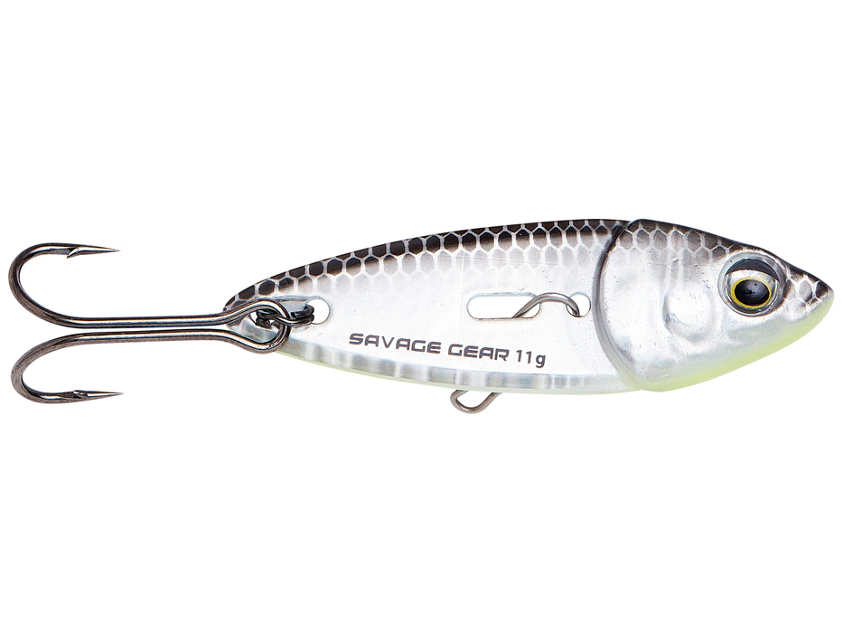 Savage Gear Switch Blade Spoon 3/16 Black and Chrome