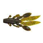 Yamamoto Flappin' Hog 3.75'' Green Pump w/Grn & Purp 7pk