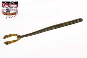 Big Show Kicker Tail 9" Green Pumpkin
