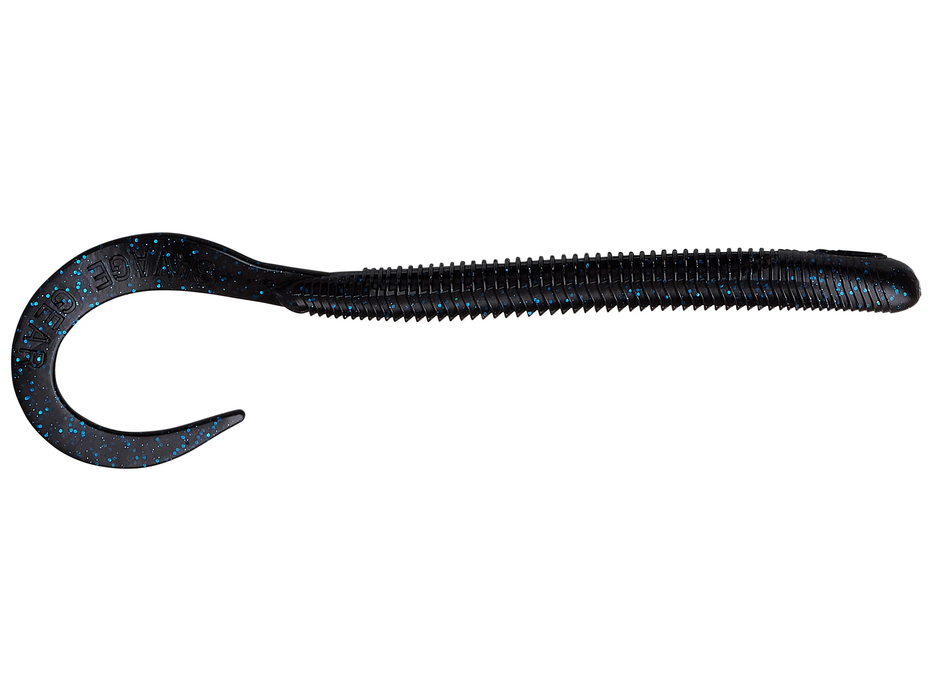 Savage Gear RAZORBACK WORM 10" SINKING BLACK & BLUE 8PCS