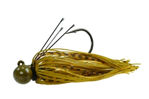 3/4oz Picasso Tungsten Football Jig Green Pumpkin Orange Tiger Gami 4/0 1 Pack