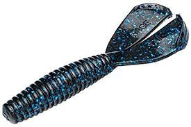 Strike King Baby Rage Menace Black Blue Flake