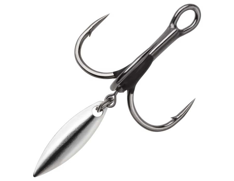 VMC Bladed Hybrid Short Shank Treble Size 6