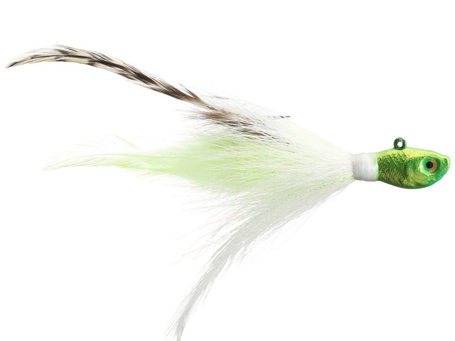 Cumberland Pro PrayerJig 1oz White Thread/White/Chart-Ch