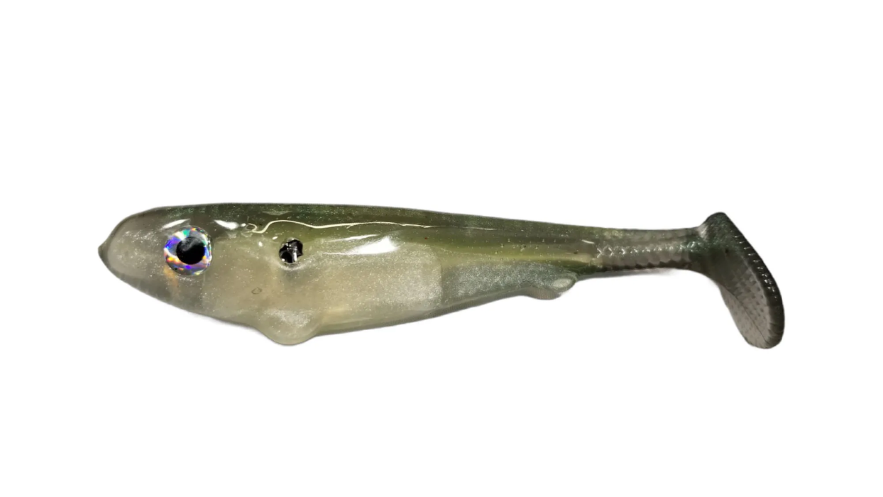 producer swimbait swiminators 6.5 inch sexy green smoke