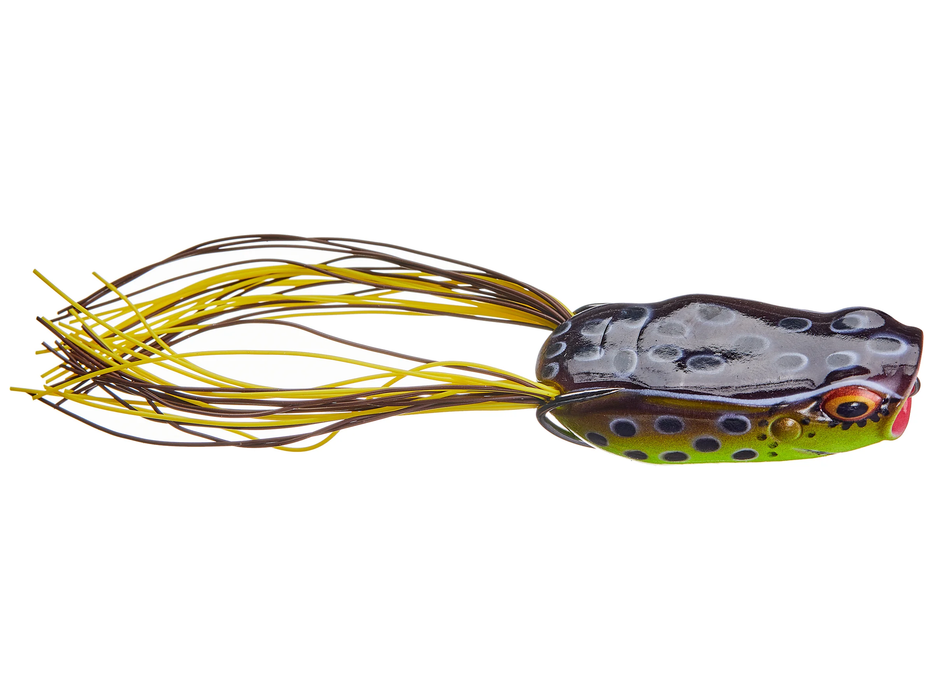 Savage Gear DC Popping Frog Olive Chartreuse
