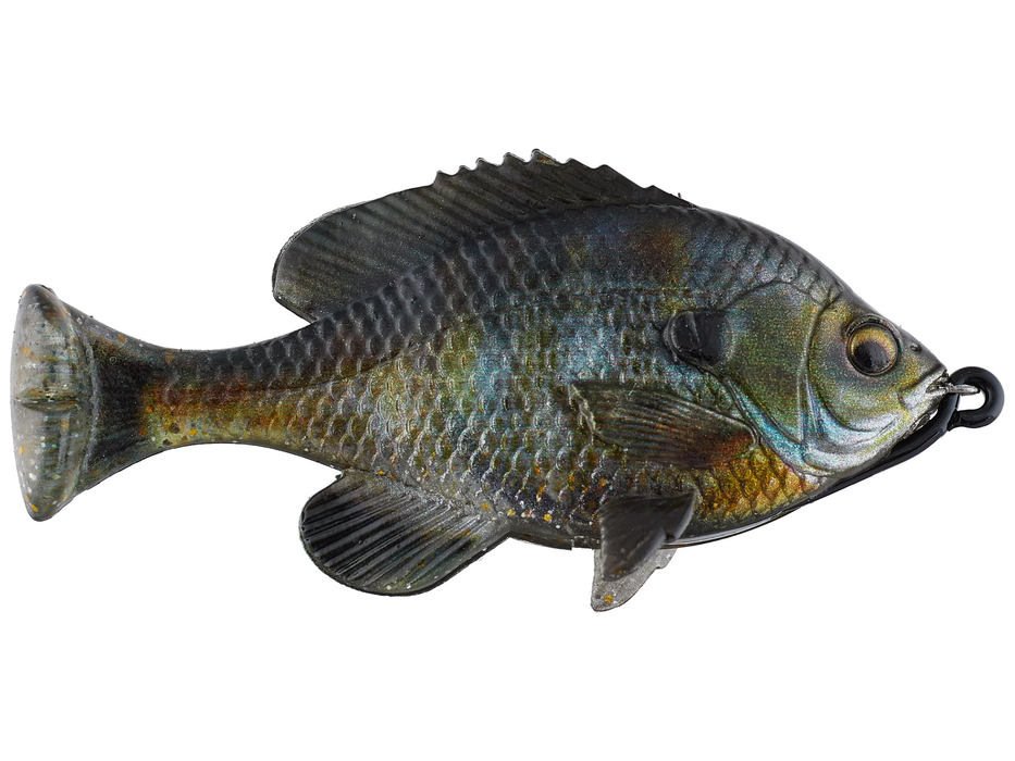 Savage Gear 3D PULSE TAIL BLUEGILL LB 4" 1 1/4OZ MODERATE SINK GHOST GIL