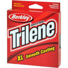 berkley trilene xl smooth casting clear 2lb 110yd