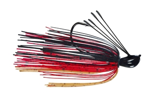 3/8oz Picasso Dock Rocket Jig Dark Red Craw