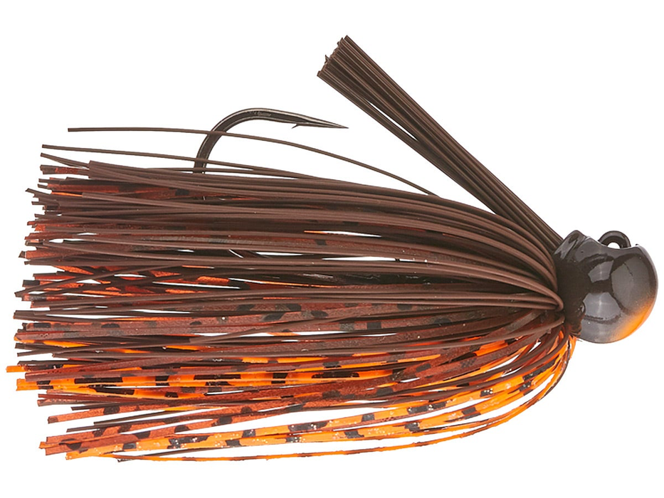 DOBYNS FOOTBALL JIG 3/4 OZ BROWN ORANGE SPECIAL 3PK