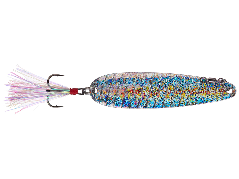 Nichols Flutter Spoon 5'' 1.125oz Silver Scale