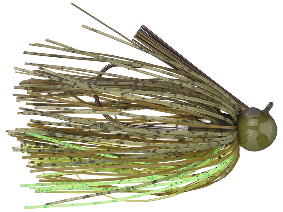 DIRTY JIGS 1/2 OZ T.L.FINESSE FOOTBALL JIG- DIRTY CHARTREUSE