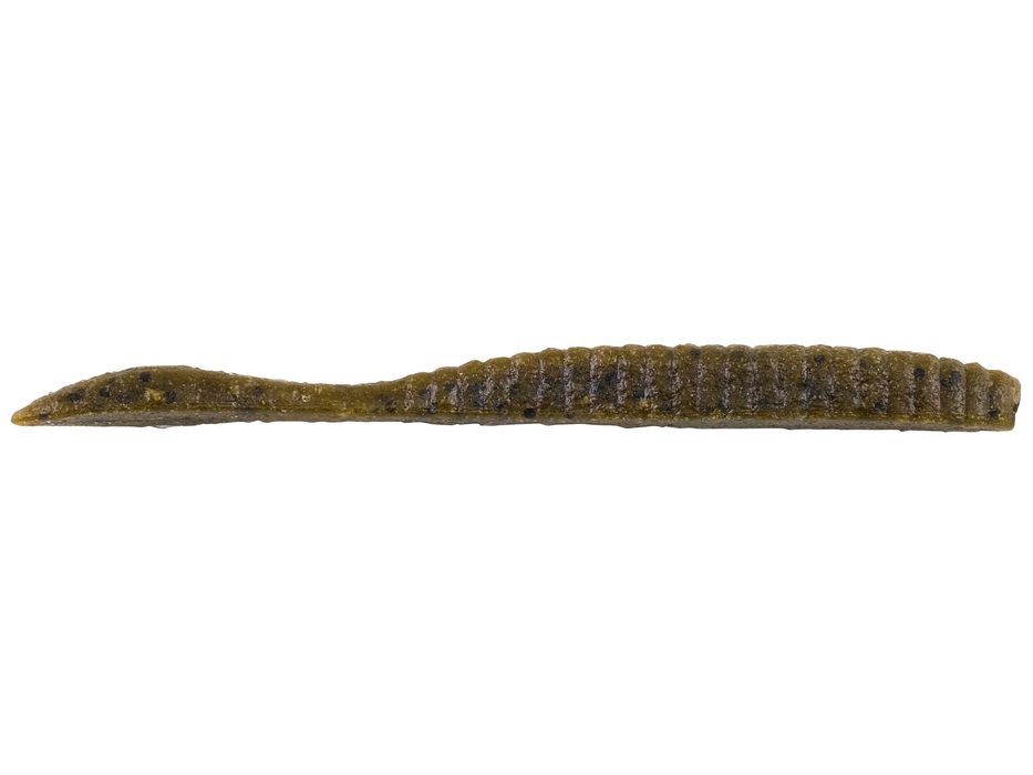 berkley powerbait maxscent flat worm green pumpkin