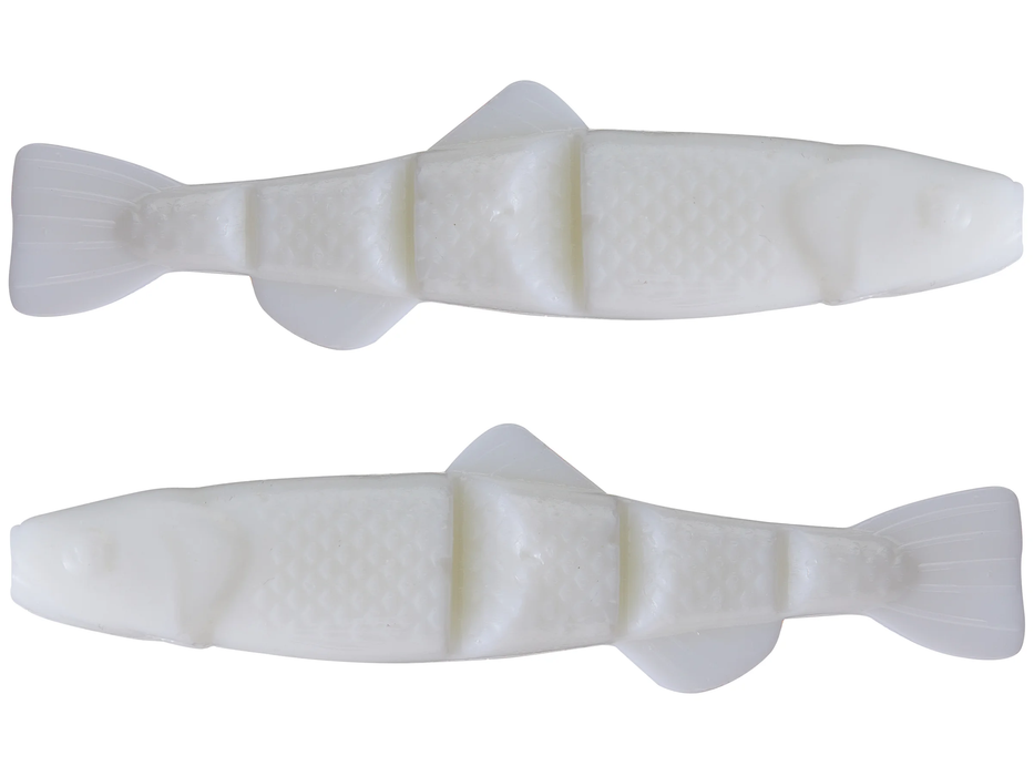 NetBait BaitFuel Swimming Minnow Trailer White