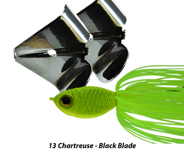 1/2oz Picasso Buzz Saw Chartreuse Gold Blades 1 Pack