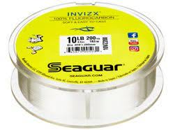 SEAGUAR INVISX 200 YARD 10 LB FLUOROCARBON LINE