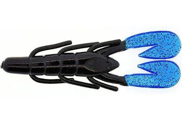 Zoom U-V Speed Craw 3.5'' Black/Blue Claw 12pk