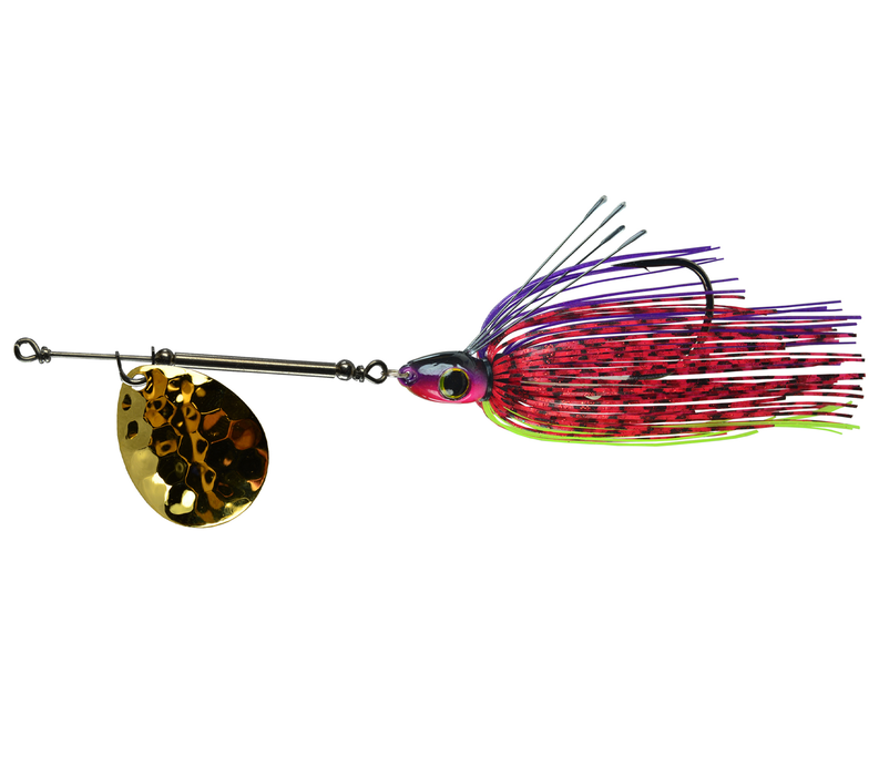 PICASSO ALL TERRAIN INLINE 3/8 ROYAL RED CRAW GOLD BLADE