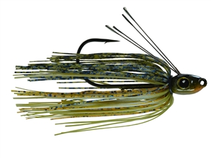 3/8oz Picasso Straight Shooter Pro Jig Green Pumpkin Gizzard Shad