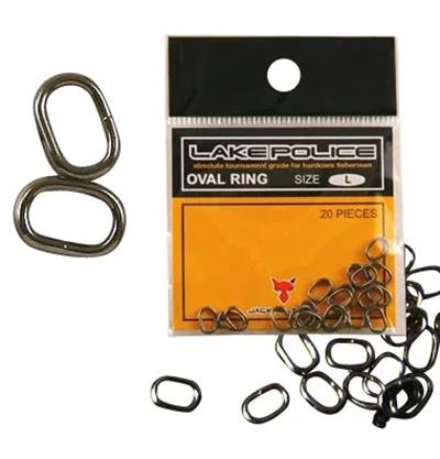 Jackal Lake Police oval ring size L 20 pieces