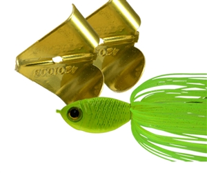3/8oz Picasso Buzzzz Saw Chartreuse Gold Blades 1 Pack