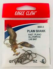 084A-6 - EAGLE CLAW SIZE 6 BRONZE PLAIN SHANK
