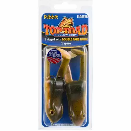 Ribbit Top Toad Rigg Watermelon Red Pearl 2pk