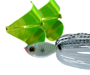 3/8oz Picasso Buzzzz Saw Gizzard Shad Chartreuse Blade 1 Pack