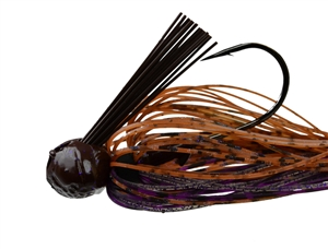 3/4oz Picasso Fantasy Football Jig Dressed Peanut Butter & Jelly 1 Pack