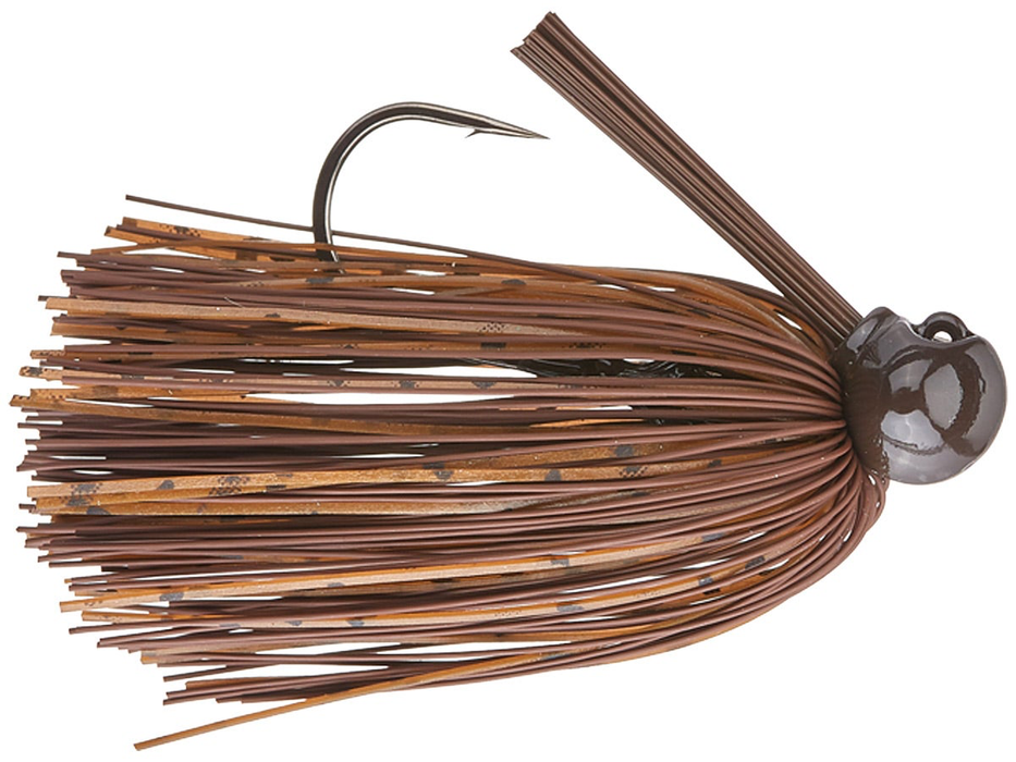 DOBYNS FOOTBALL JIG 3/4 OZ TWO TONED BROWN CRAW 1PK