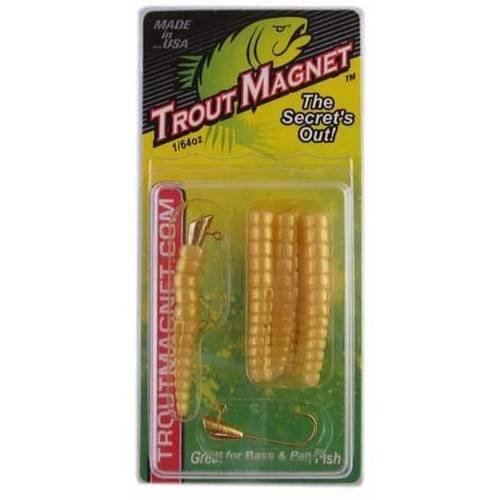 Lelands Lures Trout Magnet 1/64 Ounce Mealworm Gold