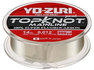 Yo-Zuri Top Knot Fluoro Natural Clear 200yd 16lb