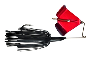 1/4oz Picasso Hog Snatcher Buzzbait Black Red blade